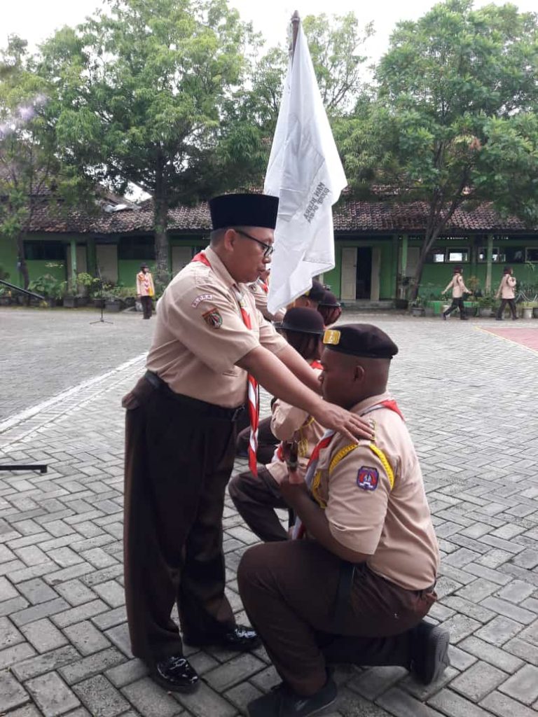 Man Blora Gelar Pelantikan Anggota Pramuka Penegak Bantara Man Blora